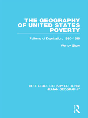 cover image of The Geography of United States Poverty